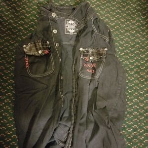 Sons of anarchy size XL long sleeve button up